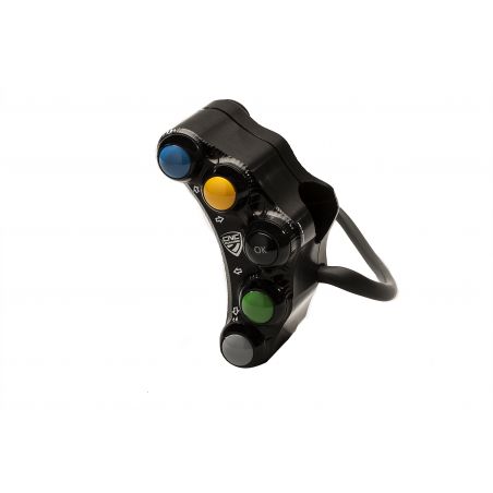 Cavallotto pompe Brembo - foro specchio filettatura M10 sinistra Nero