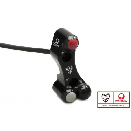 Cavallotto pompe Brembo - foro specchio filettatura M8 sinistra Nero