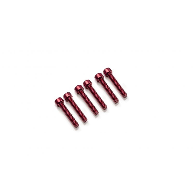 KV356R Kit viti tappo serbatoio DUCATI Rosso  CNC RACING