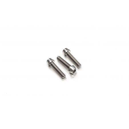 KV383X Kit viti cover pignone M6x20 (3 pz) - Titanio DUCATI Titanio  CNC RACING