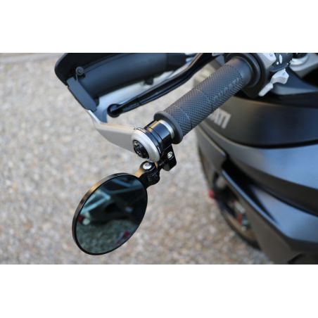 Adattatore specchio bar-end Rocket per Multistrada DUCATI  Nero