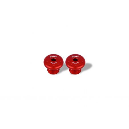 Tappi copri foro rimozione pedane passeggero (M8 2pz) DUCATI,MV AGUSTA  Rosso