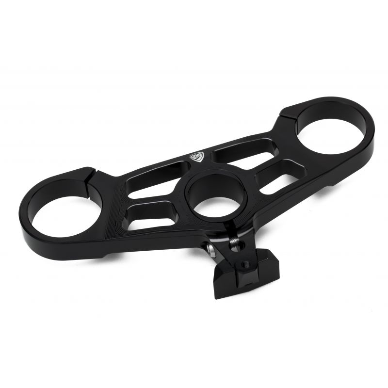 PST02B Piastre di sterzo - Superiore con Offset variabile DUCATI Nero  CNC RACING