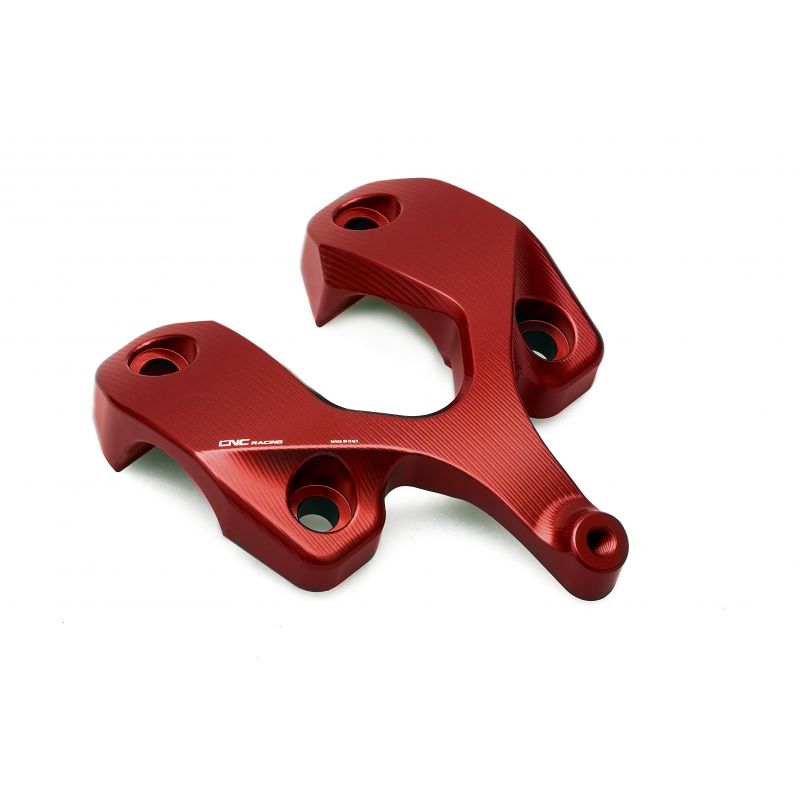 Supporto ammortizzatore di sterzo - Riser superiore  Monster 1200 DUCATI  Rosso