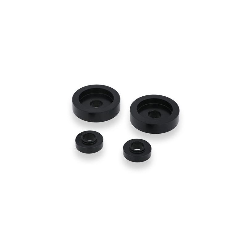 SUPPORTO AMMORTIZZATORE DI STERZO DUCATI SCRAMBLER - KIT MONTAGGI Nero