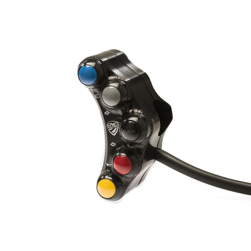 SWD07B Pulsantiera sinistra - Versione stradale DUCATI Nero  CNC RACING