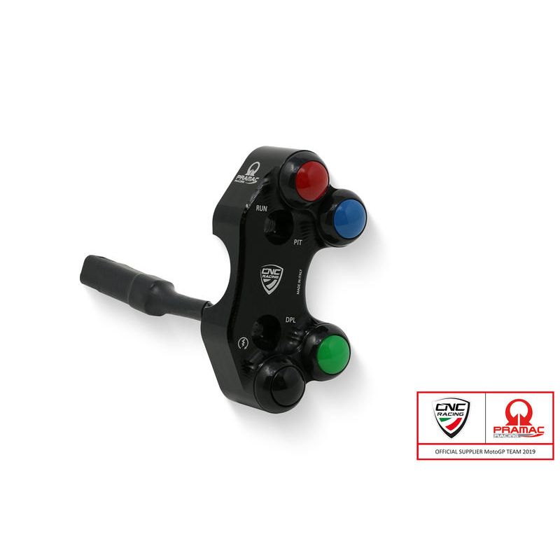 SWD16BPR Pulsantiera destra Panigale V4R - pompa freno radiale Brembo OEM Nero  CNC RACING