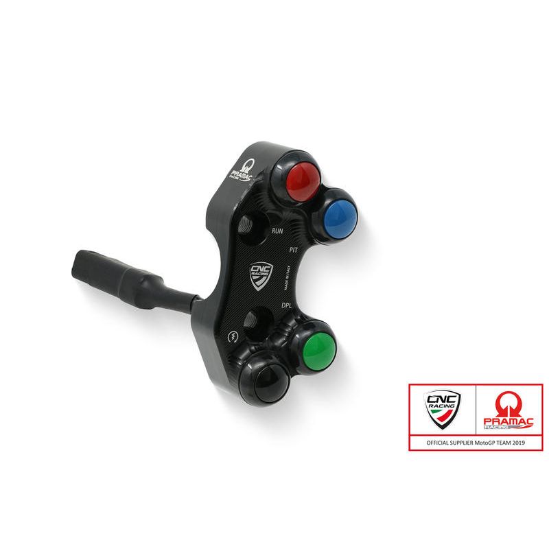 SWD17BPR Pulsantiera destra Panigale V4R - pompa freno radiale Brembo CNC Nero  CNC RACING