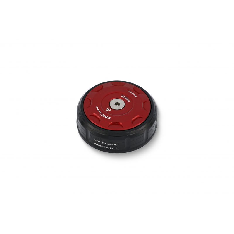 Cover tappo radiatore  BICOLOR DUCATI  Nero/Rosso