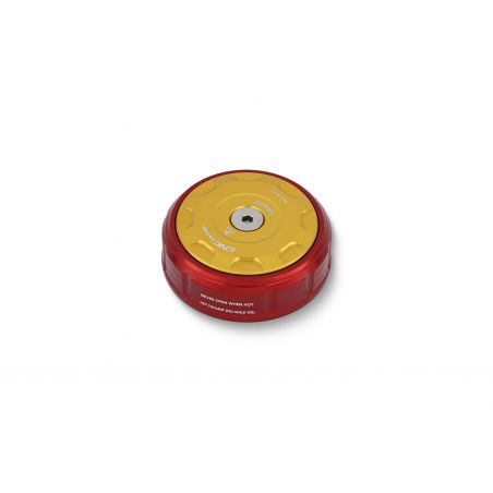 Cover tappo radiatore  BICOLOR DUCATI  Rosso/Oro