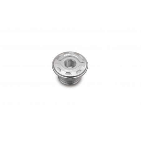 TA201S Tappo carico olio GEAR M20x2,5 DUCATI,HONDA,KAWASAKI,TRIUMPH,YAMAHA Argento  CNC RACING