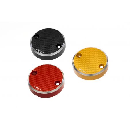 Tappo serbatoio fluido freno posteriore Ø56 - BICOLOR Rosso/Argento