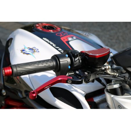 Tappo serbatoio fluido freno anteriore  - BICOLOR MV AGUSTA  Rosso/Argento
