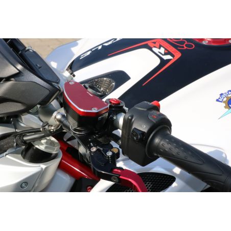 Tappo serbatoio fluido frizione MV Agusta - BICOLOR MV AGUSTA  Rosso/Argento