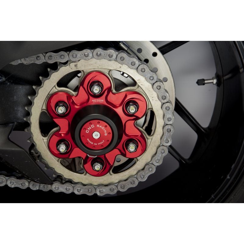 TP424R Tamponi protezione ruota posteriore DUCATI Rosso  CNC RACING