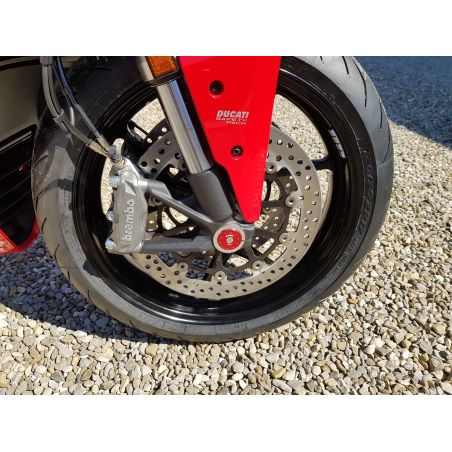 TT314R Tappo forcella anteriore lato destro DUCATI Rosso  CNC RACING