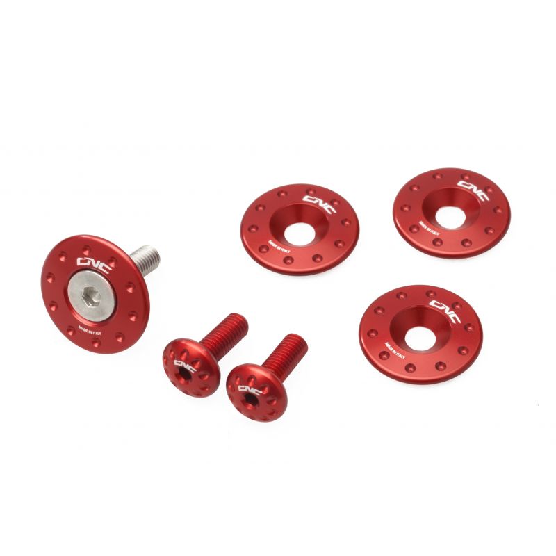 TT337R Kit tappi convogliatori aria radiatore Multistrada Enduro DUCATI Rosso  CNC RACING