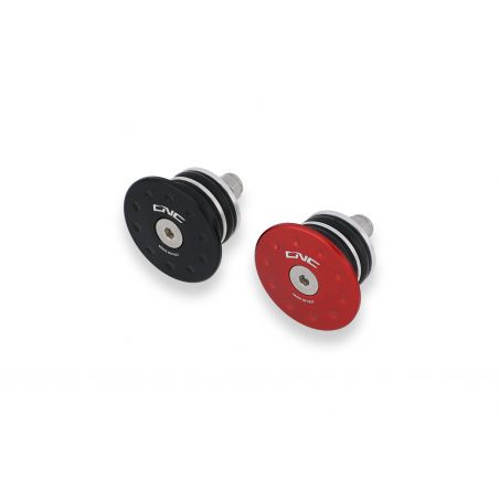 TT347R Tappo forcella anteriore lato sinistro APRILIA Rosso  CNC RACING
