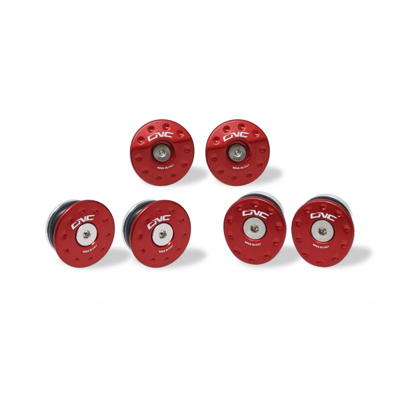 Kit tappi telaio MV Agusta - Tubi anteriori MV AGUSTA  Rosso