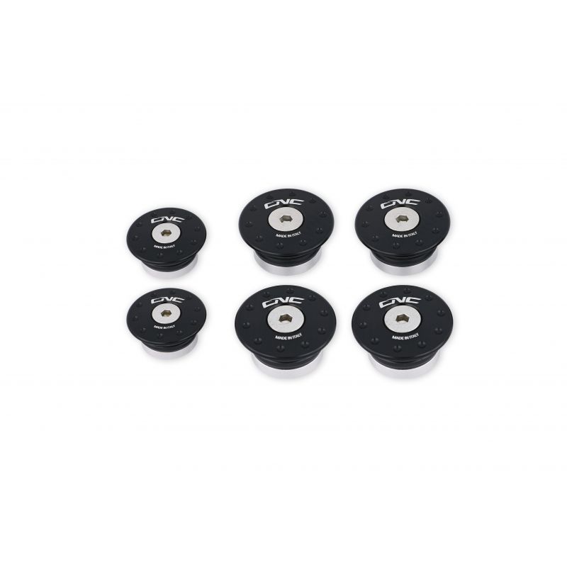 TT361B Kit tappi telaio Diavel 1260 DUCATI Nero  CNC RACING
