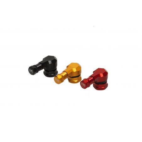 Valvola ruota tubeless complete 90 gradi - 8,3mm  Rosso