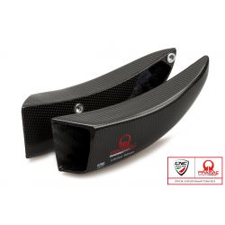 ZA701KPR GP DUCTS - Condotti raffreddamento impianto frenante Pramac Carbonio lucido  CNC RACING