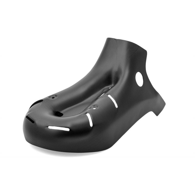 Protezione calore scarico in carbonio  SBK serie Panigale Carbonio opaco