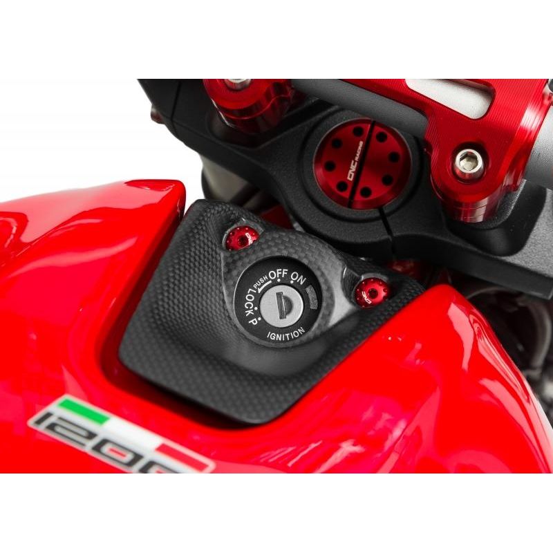 Cover commutatore a chiave  Monster 821 1200 - Carbonio DUCATI  Carbonio opaco
