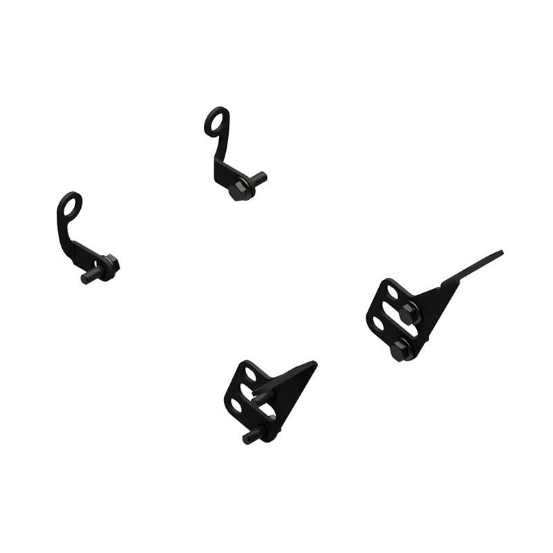GP DUCTS - Kit montaggio DUCATI  Nero