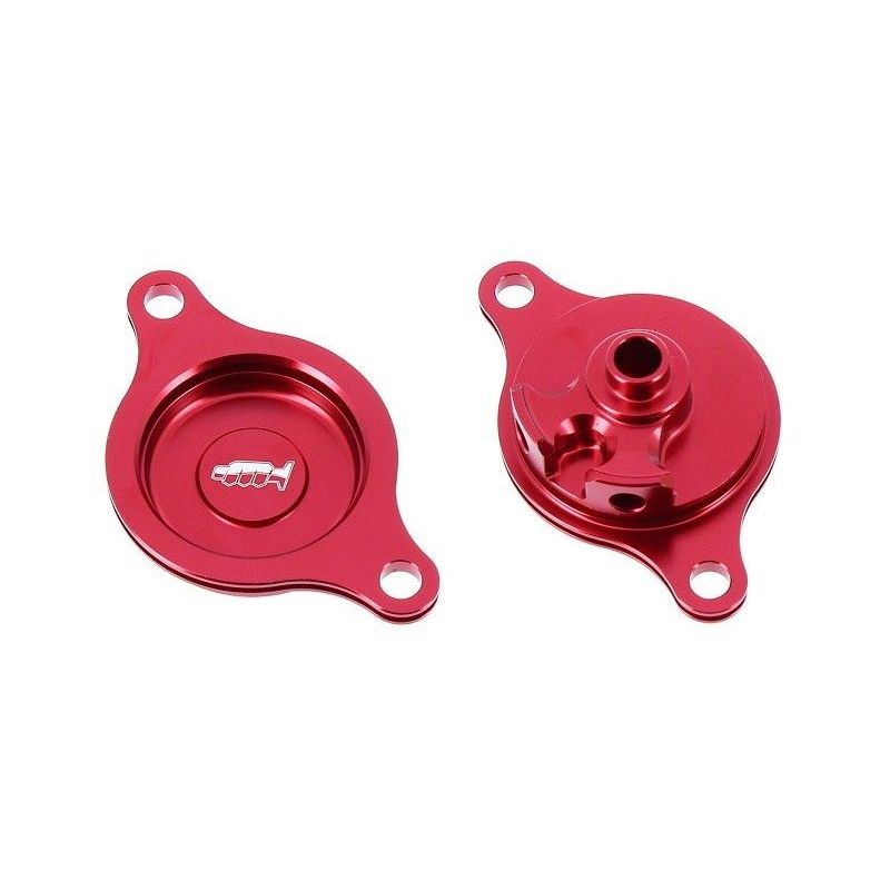 Coperchio filtro olio HONDA CRF 450 R 2009-2016 Rosso