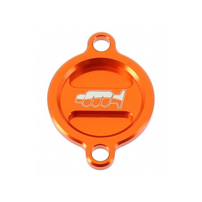 Coperchio filtro olio KTM 350 Freeride 2012-2017 Arancione