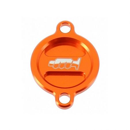 Coperchio filtro olio KTM 400 EXC 2009-2011 Arancione