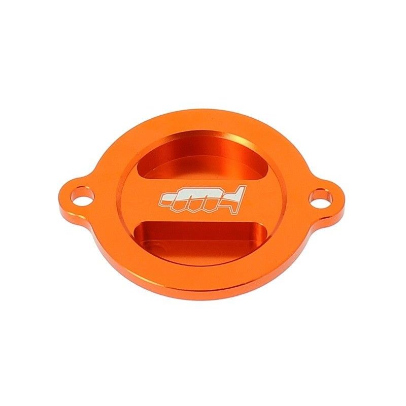 Coperchio filtro olio KTM 690 2010-2019 Arancione
