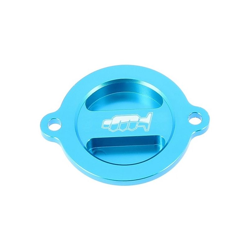 Coperchio filtro olio HUSQVARNA 450 FE 2014-2016 Azzurro