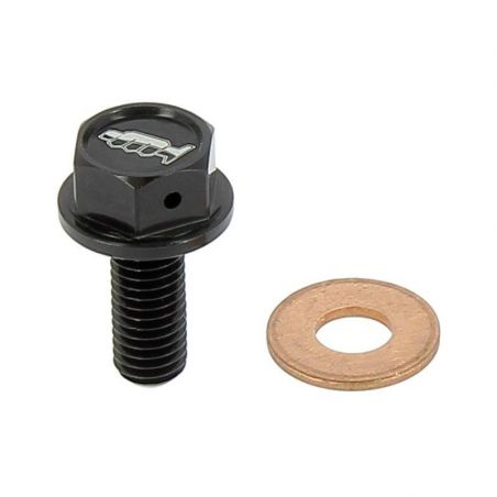 Tappo drenaggio olio con inserto magnetico HONDA CRF 450 R 2009-2016 Nero