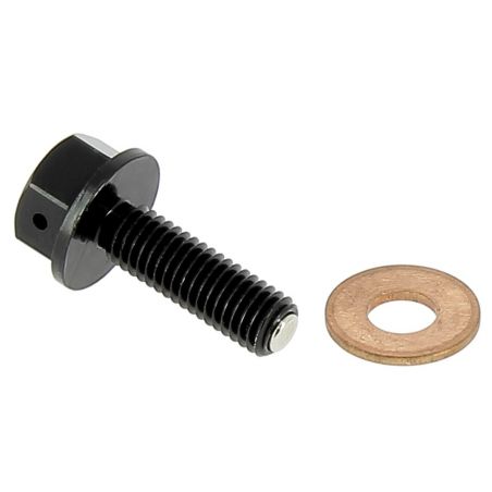 Tappo drenaggio olio con inserto magnetico HONDA CRF 250 R 2004-2009 Nero