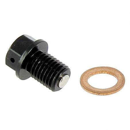 Tappo drenaggio olio con inserto magnetico HONDA XR 250 R 1990-2004 Nero