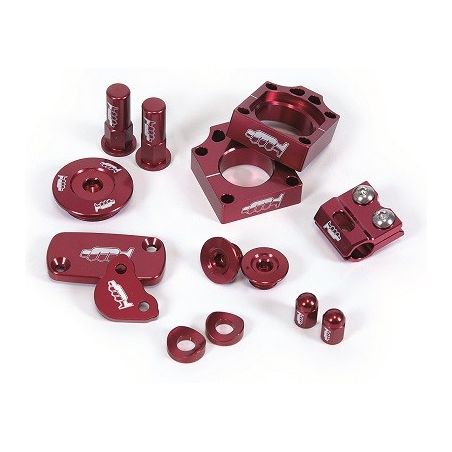 Kit particolari in alluminio HONDA CRF 450 R 2009-2016 Rosso
