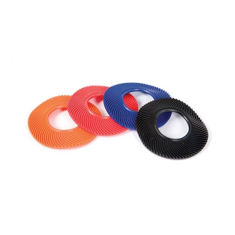 COPPIA ANELLI IN GOMMA Accessori vari  rancione