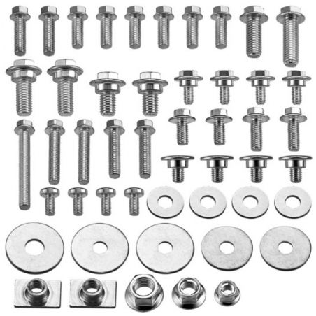 Descrizione: Kit viti TRACK PACK Viteria in acciaio
