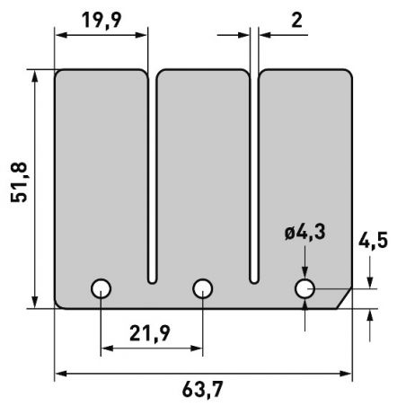 per pacchi lamellari DI SERIE KTM 300 GS 1993-1997