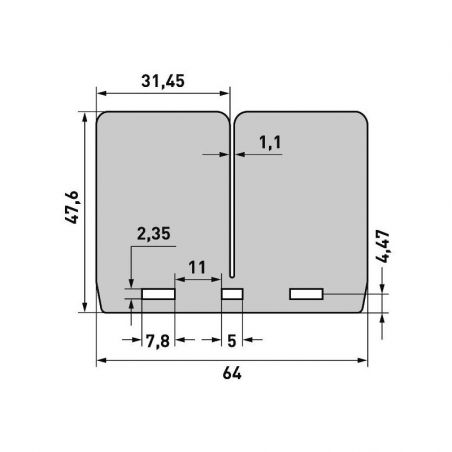 per pacchi lamellari V-FORCE3 KAWASAKI KX 125 2003-2008