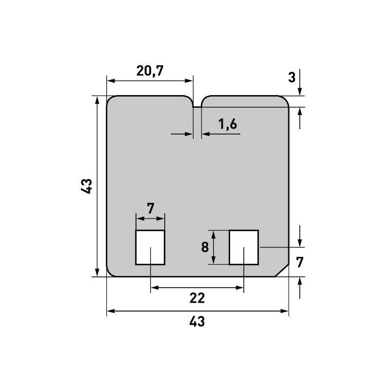 per pacchi lamellari V-FORCE3 TM MX 85 2013-2016