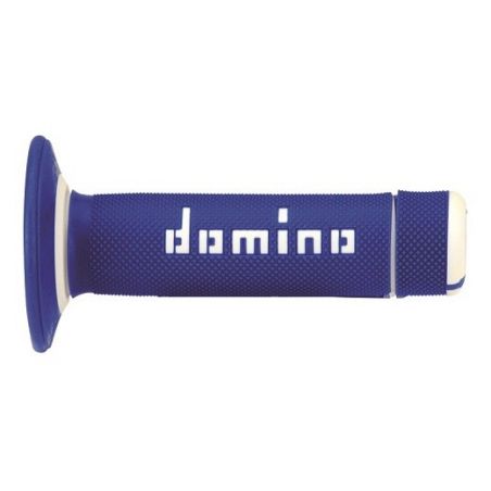 Manopole DOMINO Cross  Blu/Bianco