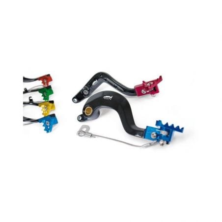 Pedale freno Forgiato con puntale snodato KTM 350 EXC F 2012-2016 Puntale aranci