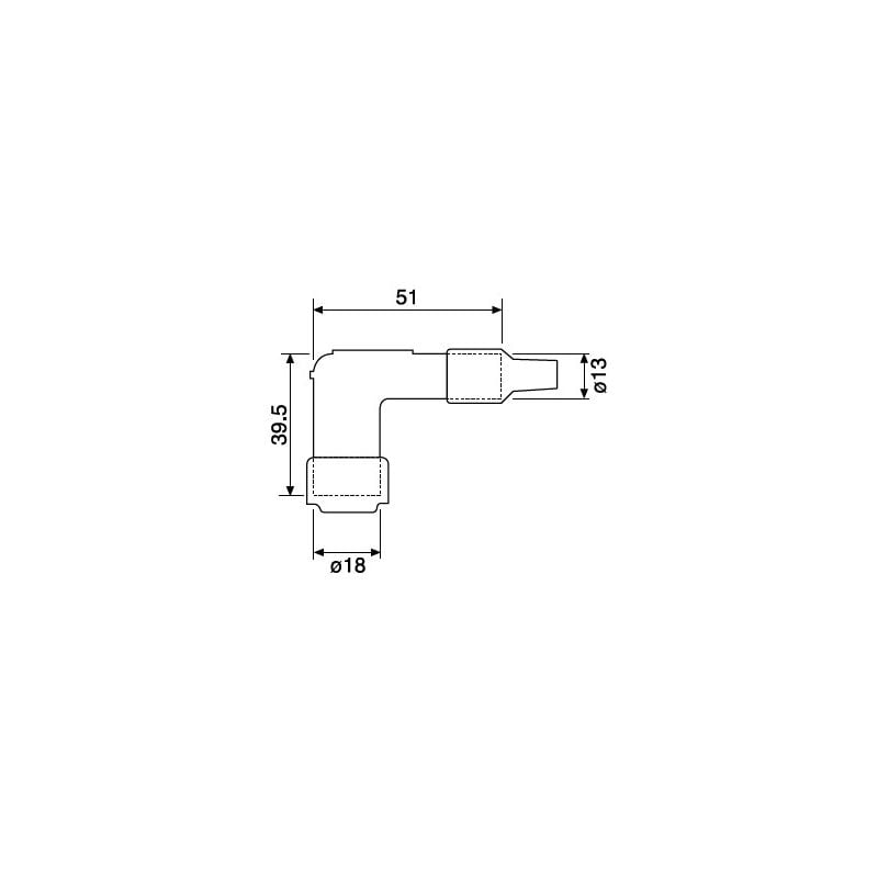 Pipette copricandela NGK   Sigla: LB05E