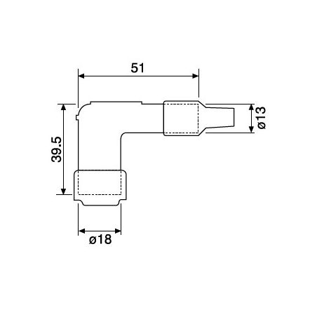 Pipette copricandela NGK   Sigla: LB05E