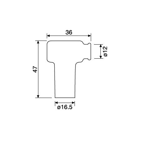 Pipette copricandela NGK   Sigla: LB05EMH