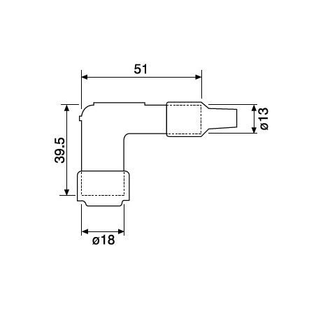 Pipette copricandela NGK   Sigla: LB10E