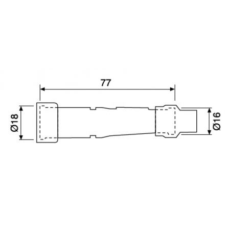 Pipette copricandela NGK   Sigla: SB05F